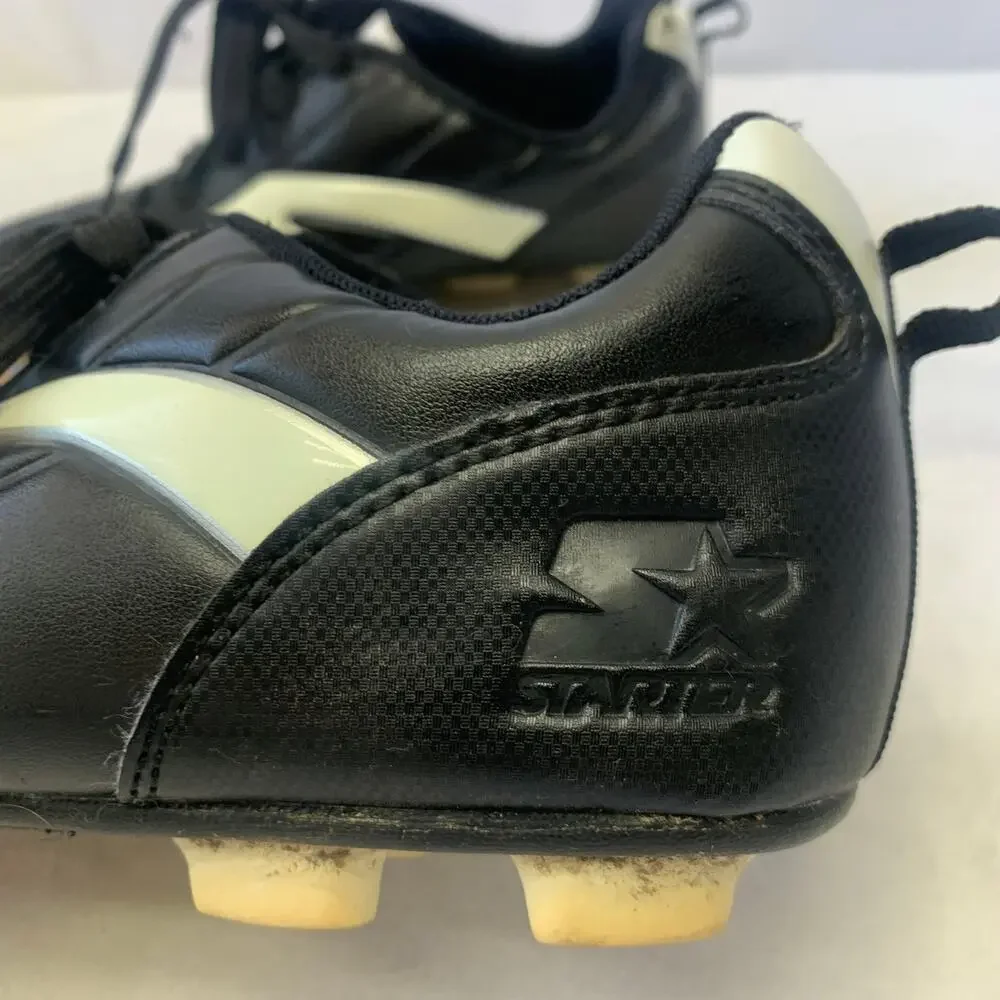 Starter Winder Soccer Shoes Youth Sz 6 Boys Black White Soccer Cleats